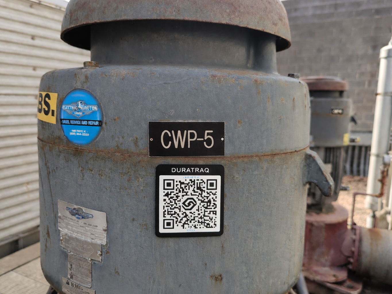 Installing a DuraTraq tag on equipment