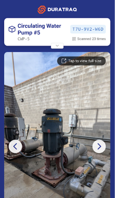 Scanning tag with phone camera